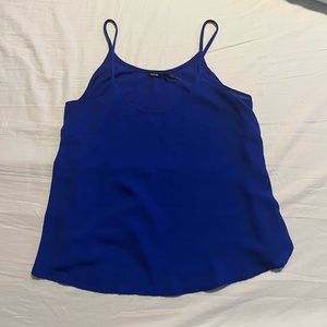 Poetry Flowy Vibrant Blue Tank